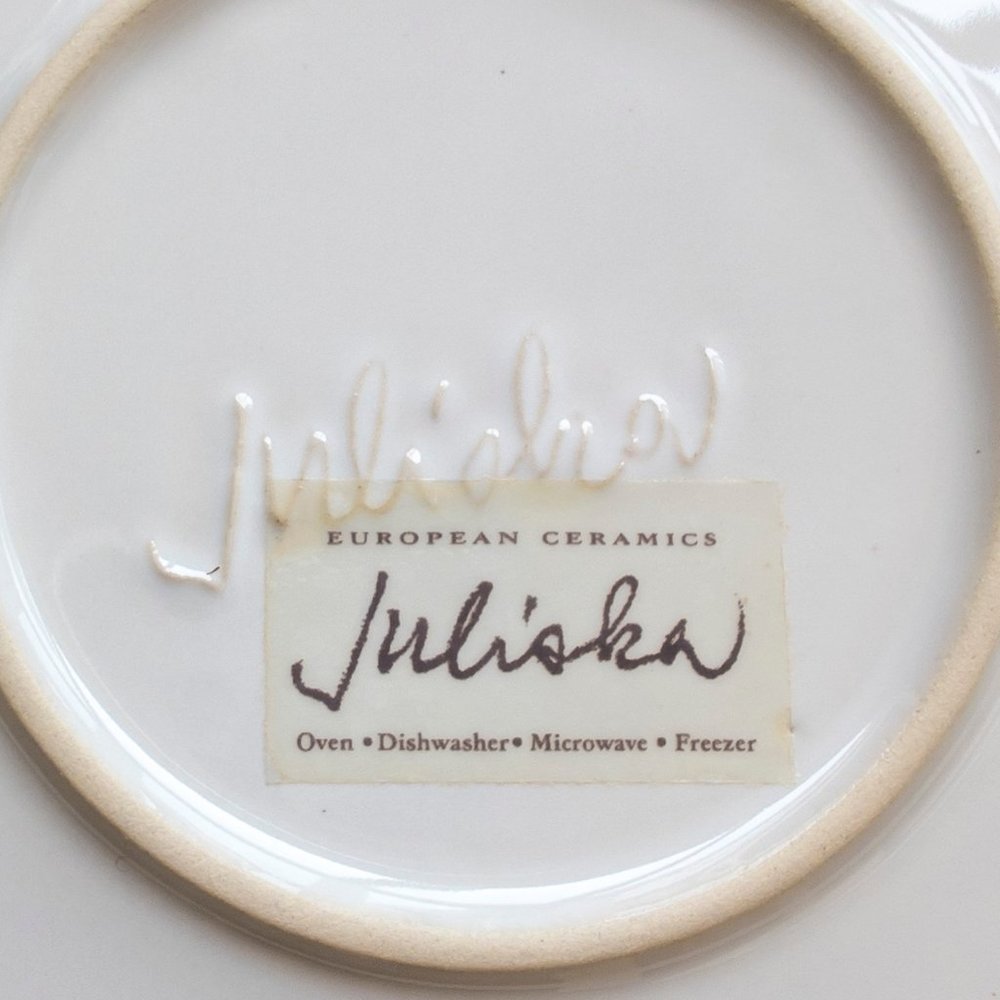 Juliska Dinnerware G2894 Berry & Thread Whitewash Dinner Plate 11 in